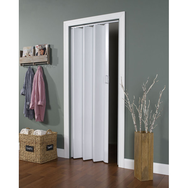 accordion door with key lock